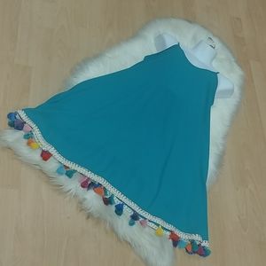 Judith March Baby Doll Dress with Tassels